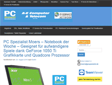 Tablet Screenshot of pcspezialist-moers.de